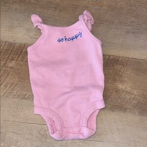 Carter’s Baby Girl’s Purple So Happy Summer Onesie Bodysuit Newborn Size